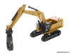 Cat 395 Next Generation Hydraulic Excavator GP Version w/2 additional Work Tools 1:87 Diecast Model Vehicle by Diecast Masters