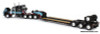 Peterbilt 389 w/63" Sleeper and Fontaine Magnitude Tri-Axle Lowboy: Cappello Heavy Transport 1:64 Diecast Model Truck DCP by FG