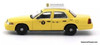 Ford Crown Victoria, Yellow: New York City Taxi 1:64 Diecast Model Car by 596 Model