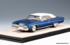 1973 Chevrolet Caprice Convertible (Closed Roof) Dark Blue Metallic 1:43 Resin Cast Model Car by Stamp Models