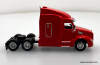 Peterbilt 579 Sleeper Tractor, Red 1:87 ABS Plastic Model Truck by HO Logistics Replicas