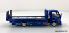 Nissan Cabstar Custom Flatbed Tow Truck, Metallic Blue 1:64 Diecast Model Truck by Micro Turbo