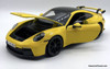 2022 Porsche 911 GT3, Yellow 1:18 Diecast Model Car by Maisto