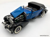 1933 Duesenberg J Victoria - Blue/Black 1:24 Diecast Model by Franklin Mint