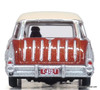 1957 Chevrolet Nomad, Adobe Beige/Sierra Gold 1:87 Diecast Model Car by Oxford Diecast