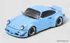 Rauh- Welt RWB 964 Wide-Body Duck Wing, Sky Blue 1:64 Diecast Model Car by Fast & Speed
