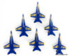Blue Angel 6 Piece Gift Set 1:150 Diecast Model Plane by Postage Stamp