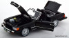 1979 Mercedes Benz 450 SL (US Version), Black 1:18 Diecast Model Car by Norev
