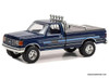 1987 Ford F-250 XLT Lariat, Bigfoot Cruiser #1, Metallic Blue 1:64 Diecast Model Car by Greenlight
