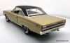 1967 Dodge Coronet R/T, Gold/Black 1:18 Diecast Model Car by Highway 61