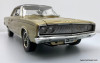1967 Dodge Coronet R/T, Gold/Black 1:18 Diecast Model Car by Highway 61