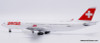 Airbus A340-300: Swiss Air "Red Nose" (Reg #HB-JMA) 1:400 Diecast Model Plane by JC Wings