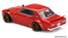 Nissan Skyline 2000GT-R Kaido Street V1, Red 1:64 Diecast Model Car by Kaido House