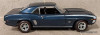 1969 Baldwin Motion Camero SS 427 Metallic Dark Blue w/White Hockey Stripe 1:18 Diecast Model Car by Ertl