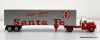 Mack B61 Day Cab w/Dry Goods Trailer: Santa Fe Railroad 1:87 ABS Plastic Truck by Brekina