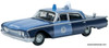 1960 Ford Fairlane Sedan: Massachusetts State Police Radar Car 1:87 Diecast Model Car by Oxford Diecast