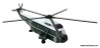 Marine One VH-3D Sea King Presidential Helicopter Diecast Model Helicopter by DWWT