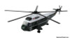 Marine One VH-3D Sea King Presidential Helicopter Diecast Model Helicopter by DWWT