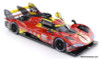 Ferrari 499P #50 2024 Le Mans Hyper Car, Red (Winner 24h LeMans) 1:18 Diecast Model Car by Burago