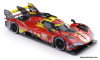 Ferrari 499P #50 2024 Le Mans Hyper Car, Red (Winner 24h LeMans) 1:18 Diecast Model Car by Burago