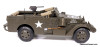 White M3 Scout Car U.S. Army 1:43 Diecast Model Vehicle by Motor City Classics