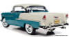 1955 Chevrolet Bel Air, Turquoise/White 1:18 Diecast Model Car ERTL