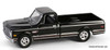 1972 Chevrolet Cheyenne C10 Short Bed, Black 1:64 Diecast Model Truck by Greenlight
