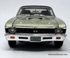 1969 Baldwin‑Motion Nova, Light Green/Black Top 1:18 Diecast Model Car by American Muscle