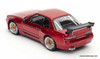 Nissan Silvia S13 Pandem, Red Chrome 1:64 Diecast Model Car by Pop Race
