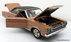 1967 Plymouth Belvedere II, Brown w/Black Top 1:18 Diecast Model Car by Highway 61