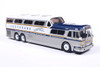 GM PD-4501 Scenicruiser Coach: Greyhound Bus Lines - 50th Anniversary Gold Stripe Livery 1:43 by Iconic Replicas