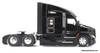 Kenworth T680 Tandem Tractor w/76in High Roof Sleeper Cab, Black 1:50 Diecast Model Truck by Diecast Masters