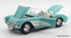 1957 Chevrolet Corvette, Turquoise 1:18 Diecast Model Car by Burago