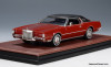1972 Lincoln Continental Mark IV, Red Moondust Metallic 1:43 Resin Cast Model Car by GLM