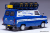 Ford Transit MK 2: (Billy Coleman Rally Team) Rally Assistance 1:43 Diecast Model Van by IXO
