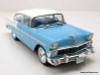 1956 Chevrolet Bel Air, Blue/White 1:24 Diecast Model Car by White Box