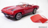 1963 Chevrolet Corvette Stingray Convertible, Riverside Red 1:18 Diecast Model Car by Norev
