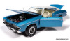 1969 Chevrolet Chevelle SS 396, Azure Turquoise/White 1:18 Diecast Model Car by Auto World