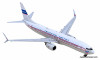 Boeing 737-900ER: United Airlines/Continental Retro (Reg#N74535) 1:400 Diecast Model Plane by Gemini Jets