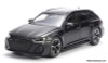 Audi RS6 Avant, Black 1:64 Diecast Model Car by Masdi