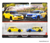 Hot Wheels Premium Car Culture Honda 2 Pack 1999 Civic Type R (EK9) + Civic Type Type R 1:64 Diecast Model Car by Hot Wheels