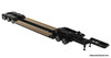 XL 120 Low-Profile HDG Lowboy Trailer Outrigger Style w/2 Boosters and Jeep 1:50 Diecast Model Trailer by Diecast Masters