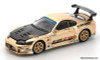 Toyota Supra GT300 Top Secret, Gold Chrome 1:64 Diecast Model Car by Pop Race