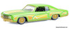 1970 Chevrolet Monte Carlo Lowrider Michael Heralda Special Edition, Lime Green w/Graphics 1:64 Diecast Model Car by Greenlight