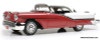 1957 Oldsmobile Starfire w/Continental Kit, Royal Glow & Alcan White 1:43 Resin Car Model Car by Goldvarg Collection