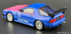 Mazda RX7 RE Amemiya S44-APAxpo2025, Metallic Blue w/ Pink Hood 1:64 Diecast Model Car by Pop Race