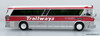 1964 MCI MC-5A Coach: Trailways 1:87 (HO) Diecast Model Bus by Iconic Replicas