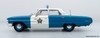 1964 Ford Galaxie 500 Police Car: Chicago Police Department 1:43 Diecast Model Car by Iconic Replicas