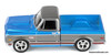 1972 Chevrolet Cheyenne C10 Pick-Up, Electric Blue/Gunmetal Gray 1:64 Diecast Model Truck by Greenlight