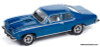 1974 Pontiac GTO, Metallic Regatta Blue 1:64 Diecast Model Car by Johnny Lightning